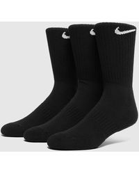 Nike 3-pack Cushioned Crew Socks - Black