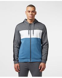Lacoste Colour Block Full Zip Hoodie - Gray