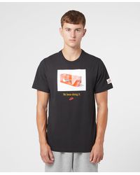 Nike Swoosh Photo T-shirt - Black
