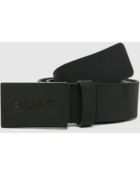 Boss Casual Men's JOHAN 100% Leather Belt size 40-105 vintage look Handmade 