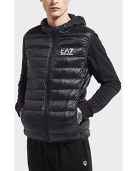 ea7 bodywarmer with hood