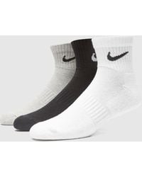 Nike 3-pack Lightweight Quarter Socks - White
