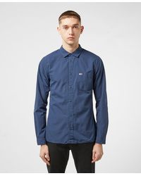 Tommy Hilfiger Poplin Long Sleeve Shirt - Blue