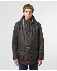 Barbour Game Hood Padded Parka - Green