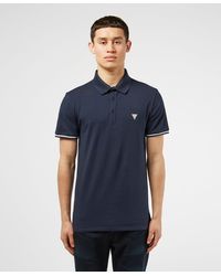 guess striped polo