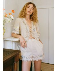 Sea - Edwina Pj Short Set - Lyst