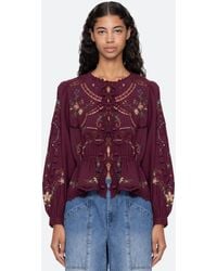 Sea - Edwina L/s Top - Lyst