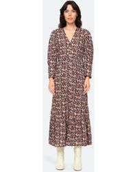 sea bailey broomstick pleated maxi