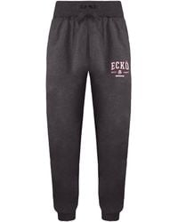 Ecko' Unltd - Charger Charcoal Marl Track Pants - Lyst