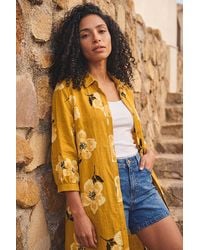 Roman - Longline Floral Print Blouse - Lyst