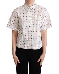 Dolce & Gabbana - Dolce Gabbana Short Sleeve Shirt Gingham Check - Lyst
