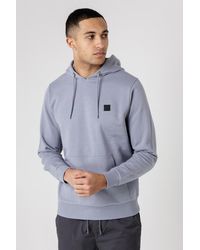 Tokyo Laundry - Brushed Back Fleece Hoody With Small Chest Logo - Lyst