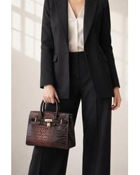 SVNX - Croc-Print Handbag - Lyst