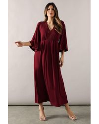 Wallis - Occasion Sequin Kimono Sleeve Midaxi Dress - Lyst