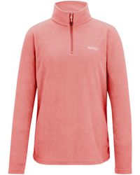 Regatta - Great Outdoors /Ladies Sweetheart 1/4 Zip Fleece Top (Peach) - Lyst