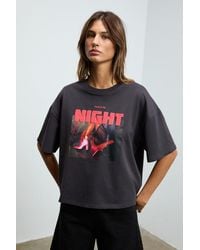 Grimelange - Oversized Printed Crew Neck T-Shirt - Lyst