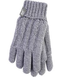 Heat Holders - Cable Knit 2.3 Tog Gloves For Winter - Lyst