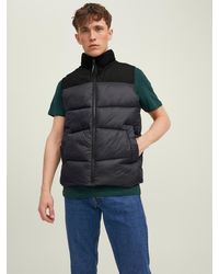 Jack & Jones - Zip Up Quilted Gilet - Lyst