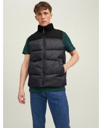 Jack & Jones - Zip Up Quilted Gilet - Lyst