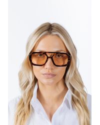 SVNX - Tortoiseshell Navigator Sunglasses With Lenses - Lyst
