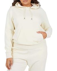 Brave Soul - Effen Hoodie Met Lange Mouwen Voor - Lyst