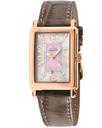 Gevril - Ave Of Americas Mini Swiss Quartz Mop Dial Genuine Leather - Lyst
