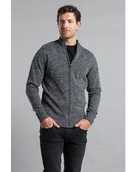 Kensington Eastside - Recycled Cotton Blend Zip-Through Cardigan - Lyst