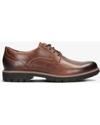 Clarks - Batcombe Hall Dark Tan Lea Shoes - Lyst