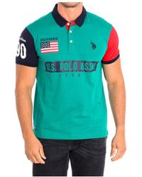 U.S. POLO ASSN. - Sunwear Short Sleeve Shirt With Contrast Lapel Collar 58877 - Lyst