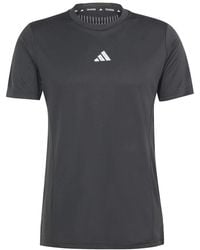 adidas - Short Sleeve Performance Gym Top - Lyst