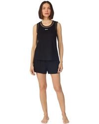DKNY - Sleeveless Crew Tank And Short Boxer Pyjama Set - Lyst