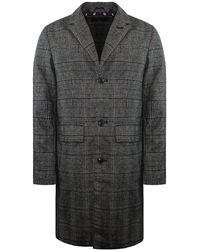 Ben Sherman - Checkered Coat - Lyst
