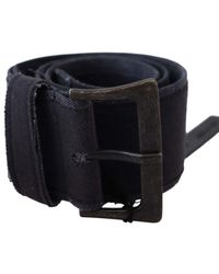 Ermanno Scervino - Black Leather Wide Buckle Waist Luxury Belt - Lyst