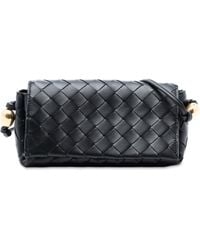 Bottega Veneta - Pre-Owned Nappa Intrecciato Pouch On Strap Crossbody - Lyst