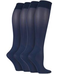 IOMI - 4 Pairs Of 40 Denier Graduated Compression Socks – Energizing - Lyst