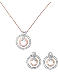 Orphelia - 'Azalea' 925 Sterling Set: Chain-Pendant + Earrings - Lyst
