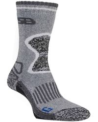 Storm Bloc - 2 Pairs Ladies Cushioned Wool Blend Hiking Socks With Arch Support - Lyst