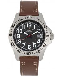 Elevon Watches - Aviator Leather-Band Watch W/Date - Lyst
