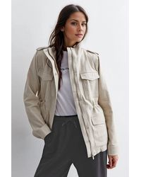 New Look - Canvas Military Jacket - Lyst