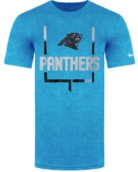 Nike - Nfl Carolina Panthers Legend Goal Post Herren-T-Shirt - Lyst