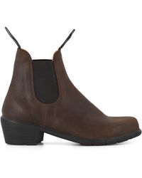 Blundstone - Chelsea Heel Antique Boots Leather - Lyst