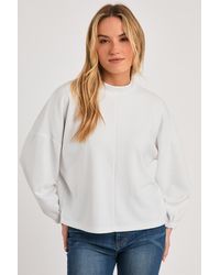 French Connection - Off Long Sleeve Turtle Neck Soft Top - Lyst