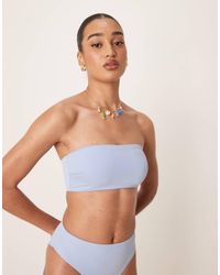 ASOS - Maya Mix And Match Sleek Bandeau Bikini Top - Lyst