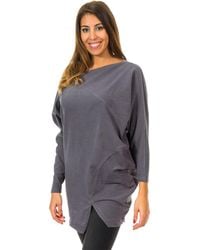 Met - Sweater With Bat Sleeves And Boat Neck 10Dve0780 - Lyst
