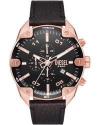 DIESEL - Spiked Watch Dz4607 Leather (Archived) - Lyst