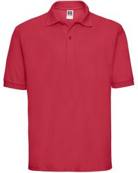 Russell - Polycotton Pique Polo Shirt (Classic) - Lyst