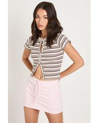 Boohoo - Adjustable Waist Skort - Lyst