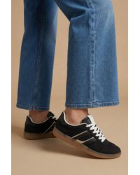 Oasis - Jamie Faux Suede Lace Up Trainers - Lyst