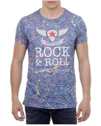 Andrew Charles by Andy Hilfiger - T-Shirt Short Sleeves Round Neck Hunter - Lyst