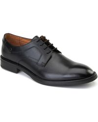 Base London - Sleeve Leather Lace-Up Shoes - Lyst